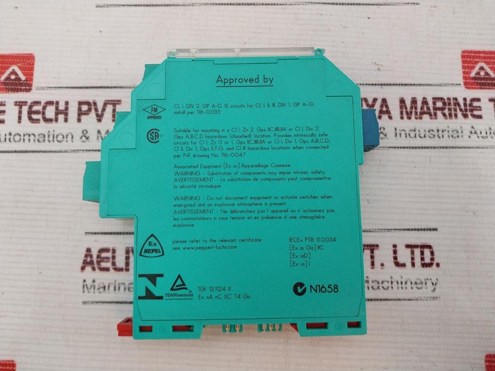 Pepperl+Fuchs K-system Kfd2-sr2-ex1.W.Lb Signal Isolator Safety Barrier 132959