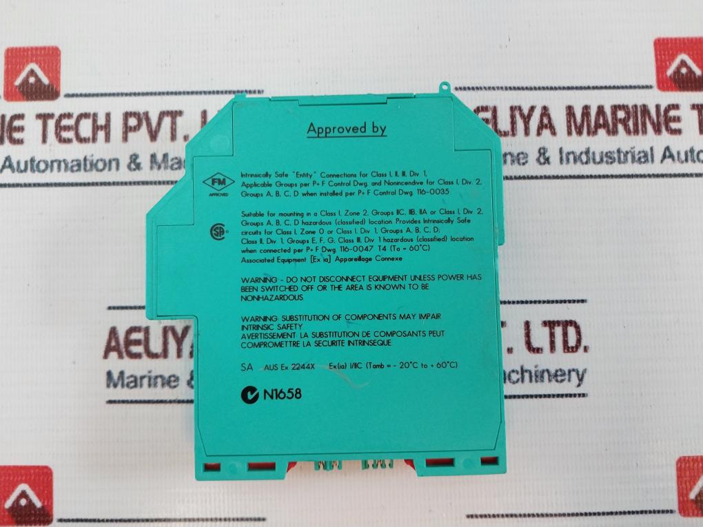 Pepperl+Fuchs K-system Kfd2-sr2-ex1.W.Lb Switch Amplifier 132959