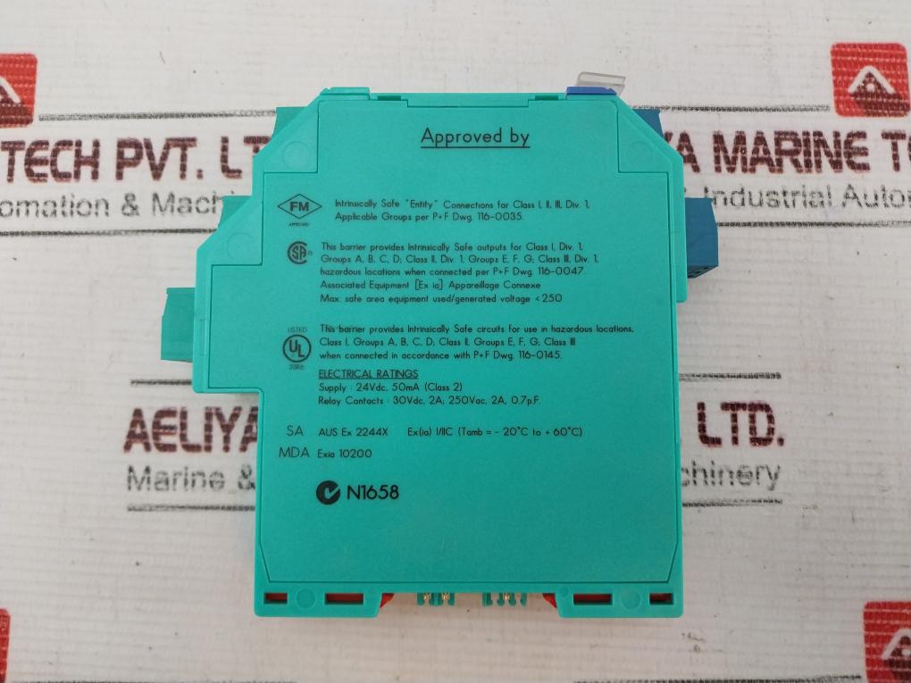 Pepperl+Fuchs K-system Kfd2-sr2-ex2.W Signal Isolator Safety Barrier