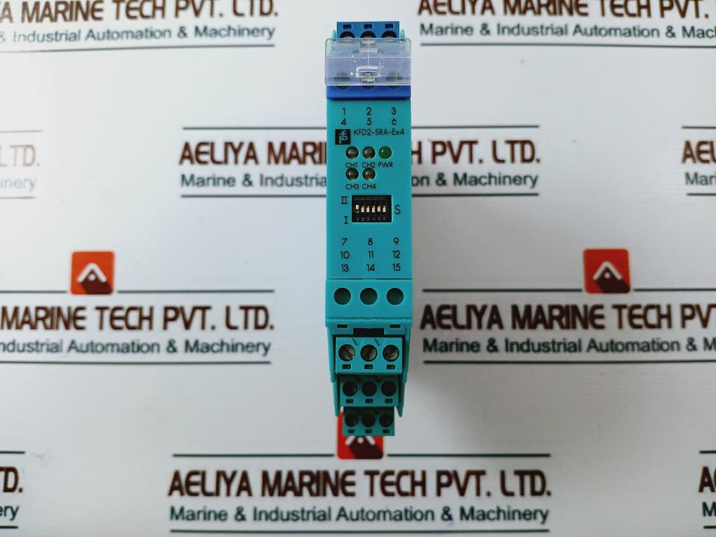 Pepperl+Fuchs K-system Kfd2-sra-ex4 Switch Amplifier 50988S Ac253V 2A 70-45Ma