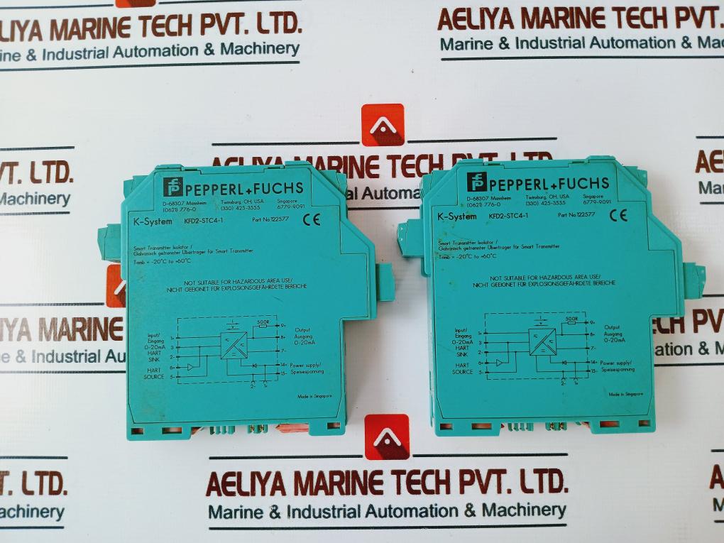 Pepperl+Fuchs K-system Kfd2-stc4-1 Smart Transmitter Isolator 122577 0-20Ma