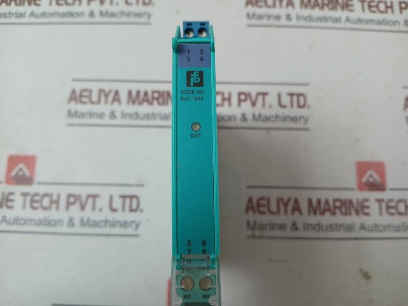 Pepperl+Fuchs Kcd0-sd-ex1.1245 Solenoid Driver 25.2V 110Ma 693Mw Dc 19-30V/Ca