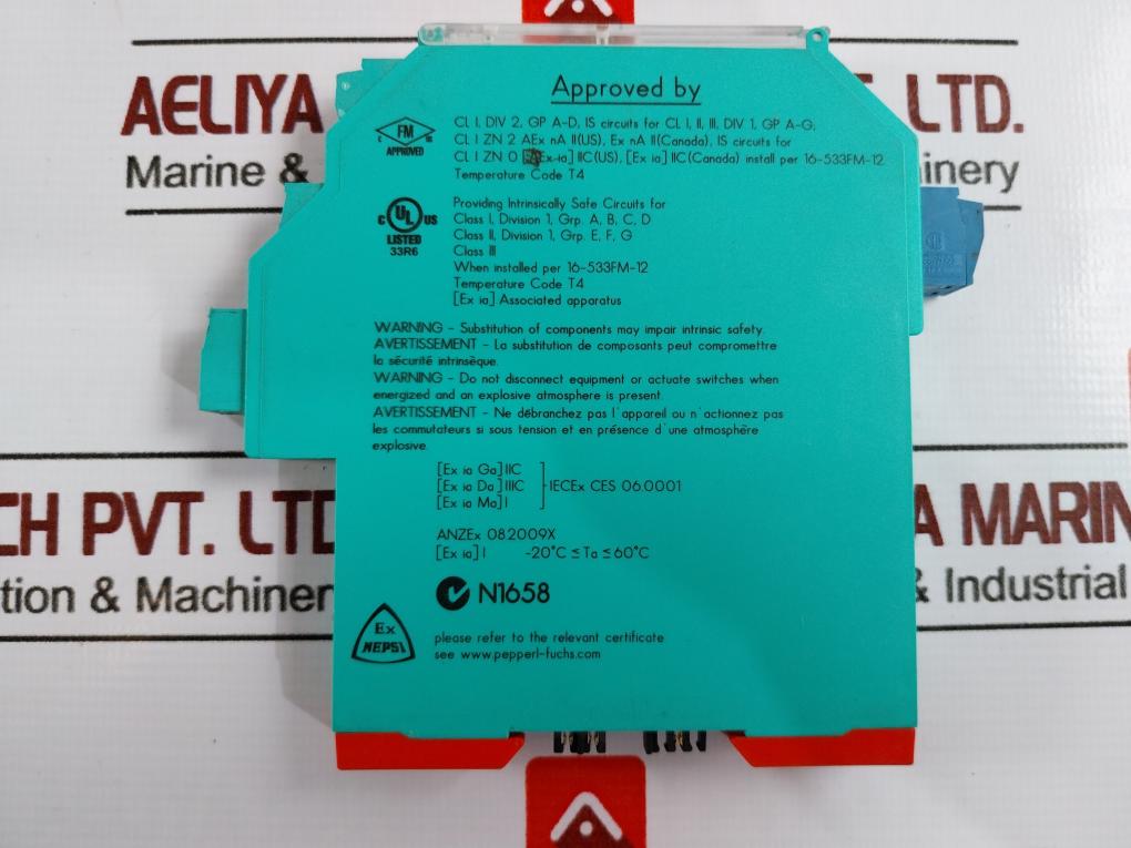 Pepperl+Fuchs Kcd2-scd-ex1 Current Driver 4-20Ma Dc 19-30V