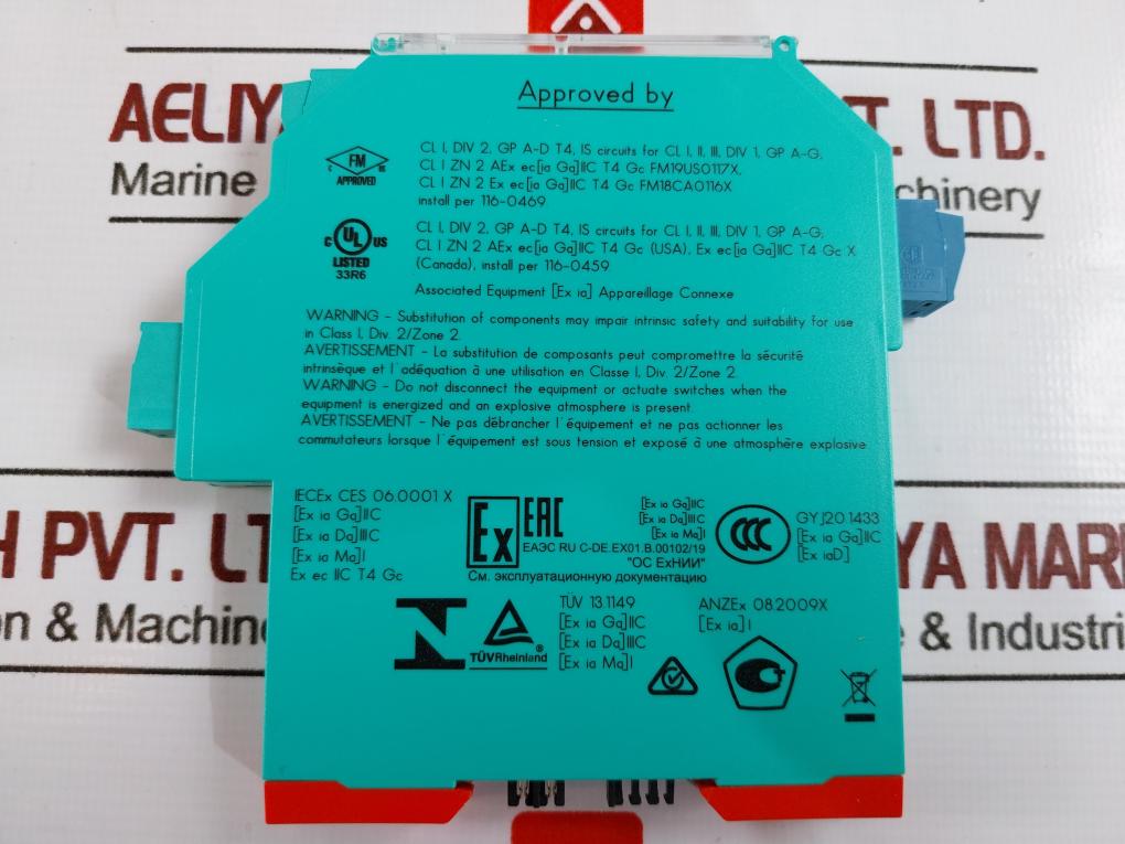 Pepperl+Fuchs Kcd2-scd-ex1 Spring Terminal Current Driver 4-20Ma Dc 19-30V