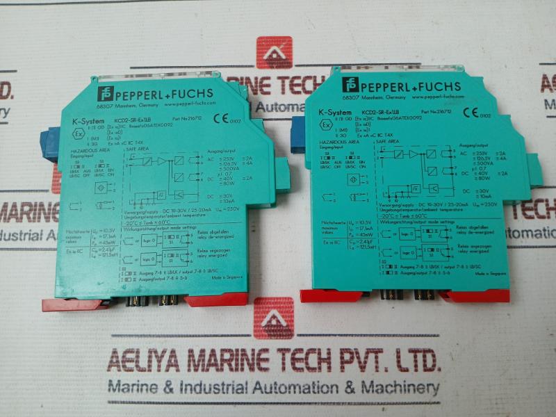 Pepperl+Fuchs Kcd2-sr-ex1.Lb Switch Amplifier 45Mw 17.1Ma 10.5V