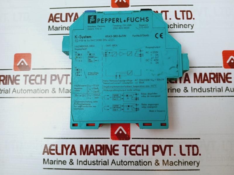 Pepperl+Fuchs Kfa5-sr2-ex1.W Switch Amplifier 37564S Um=126.5V 10507058463018