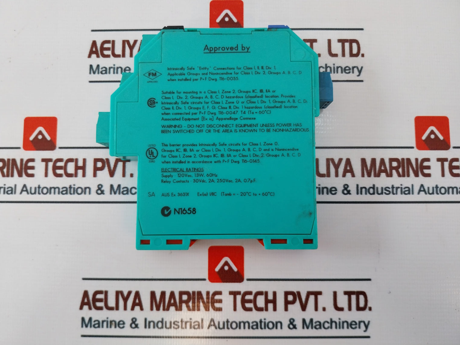 Pepperl+Fuchs 103375S Switch Amplifier Kfa6-sr2-ex1.W.Lb