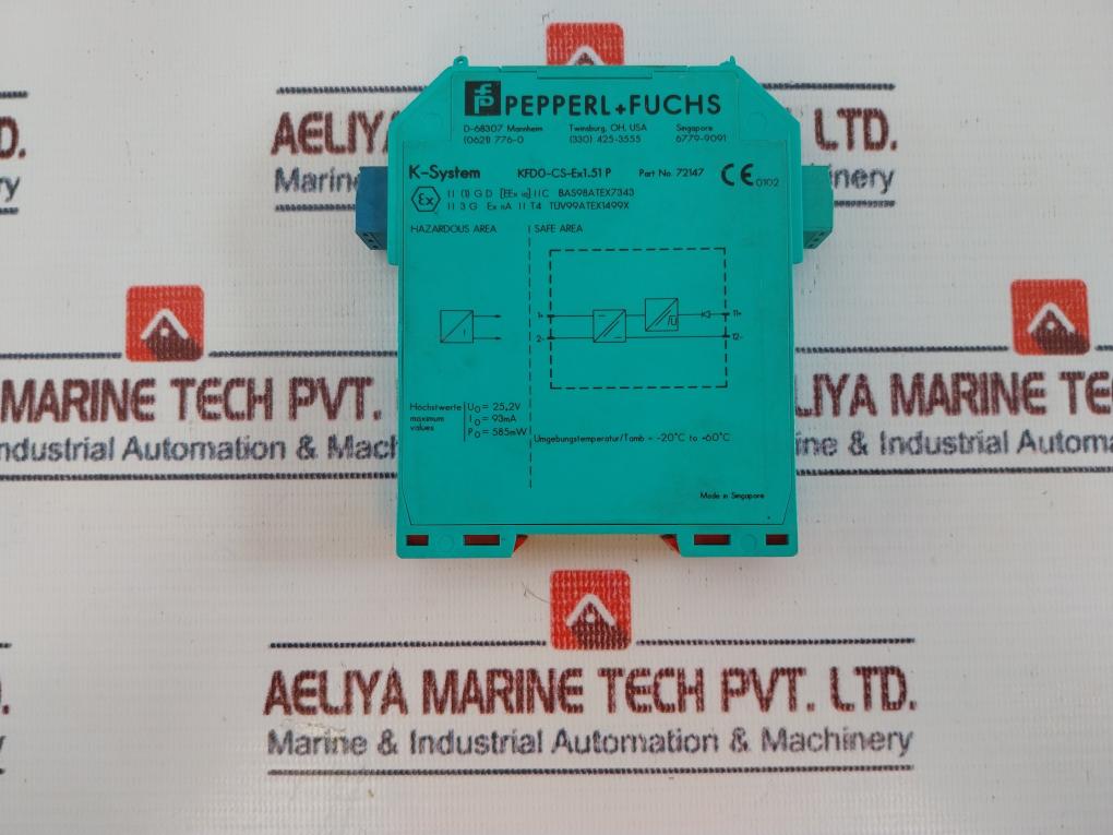 Pepperl+fuchs KFD0-CS-EX1.51P Current Driver/ Repeater 72147