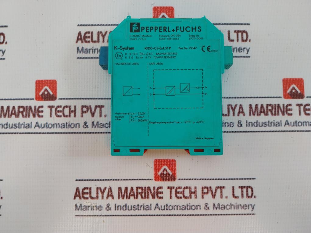 Pepperl+fuchs KFD0-CS-EX1.51P Current Driver/ Repeater 72147