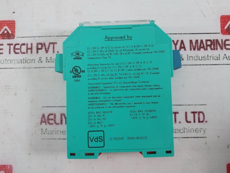 Pepperl+Fuchs Kfd0-cs-ex1.56 Isolated Safety Barrier Ex Ia Iic T4