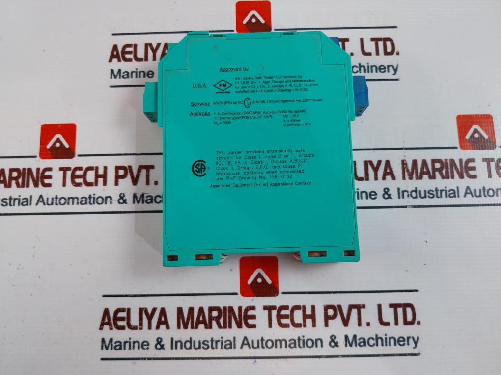 Pepperl+Fuchs Kfd0-cs-ex2.51P Current Driver/Repeater Kfd0-cs-ex2.51P