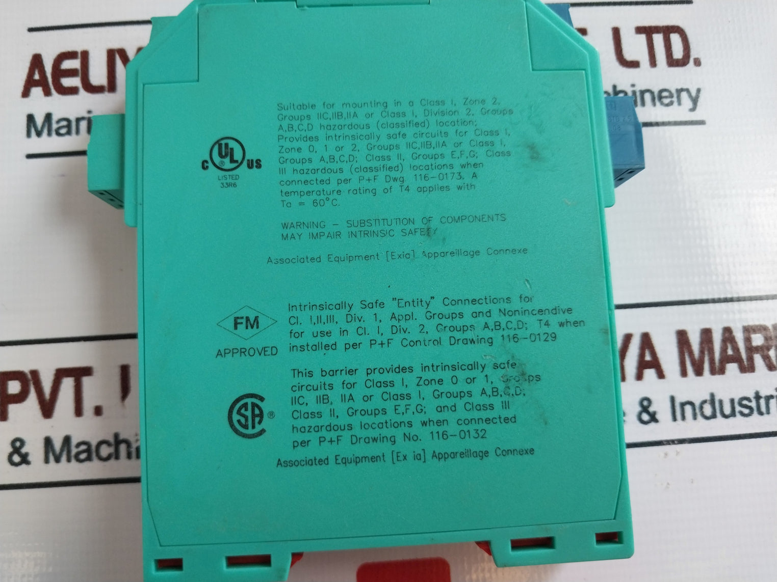 Pepperl+Fuchs Kfd0-cs-ex2.52 2-channel Isolated Barrier K-system 125783, 4-20 Ma