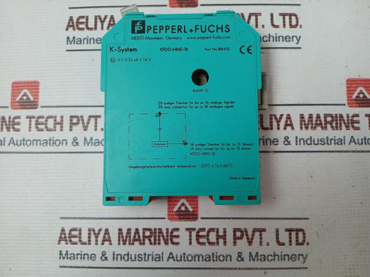 Pepperl+Fuchs Kfd0-hms-16 Hart Mux Secondary Module 10458533136056