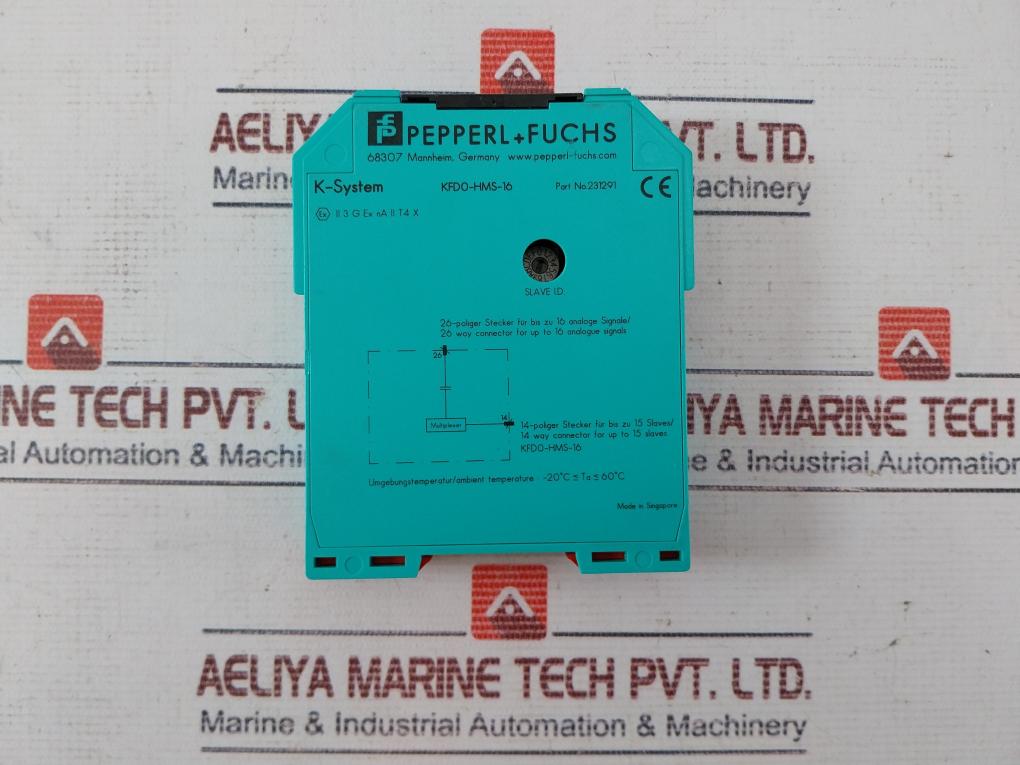 Pepperl+Fuchs Kfd0-hms-16 K-system Hart Mux Secondary Module 231291