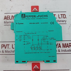 Pepperl+Fuchs Kfd0-rsh-1.4S.Ps1 K-system Relay Module 215444 24V Dc 45-50Ma