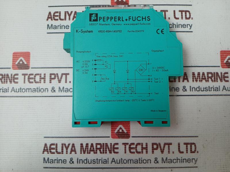 Pepperl+Fuchs Kfd0-rsh-1.4S.Ps2 Relay Module 24Vdc 45-50Ma 5A