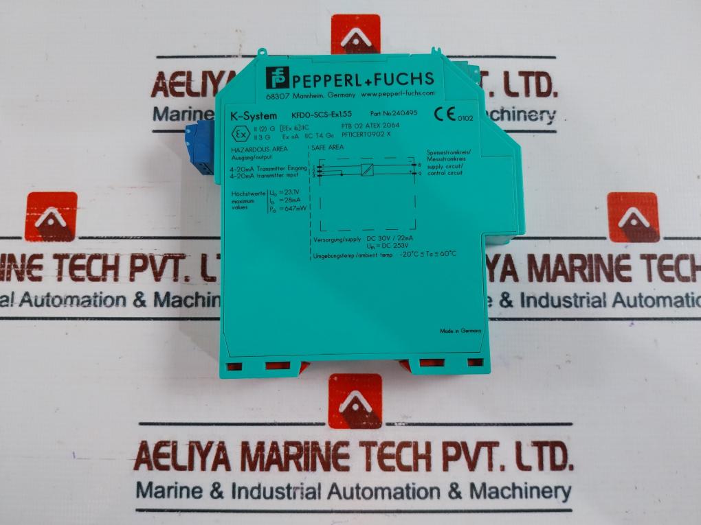 Pepperl+Fuchs Kfd0-scs-ex1.55 Smart Current Driver/Repeater 240495