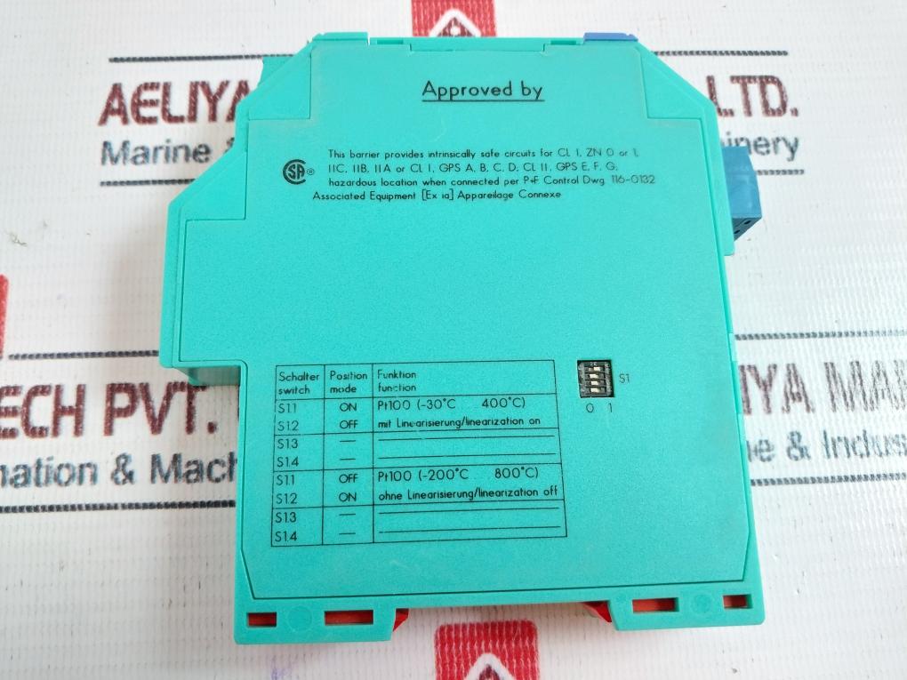 Pepperl+Fuchs Kfd0-tr-ex1/Kfdo-tr-ex1 Safety Barrier 43691S 12-35V