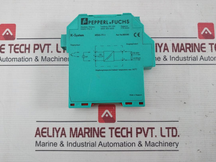 Pepperl+Fuchs Kfd0-tt-1 Thermocouple Converter 4-20Ma 60?C
