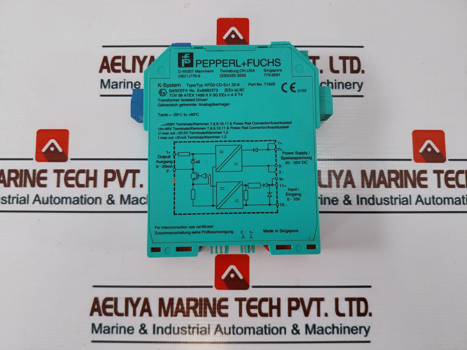 Pepperl+Fuchs Kfd2-cd-ex1.32-6 Transformer Isolated Driver 71928