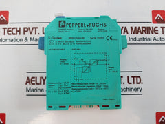 Pepperl+Fuchs Kfd2-cd-ex1.32 Signal Isolator Safety Barrier Dc 20-35V 104204
