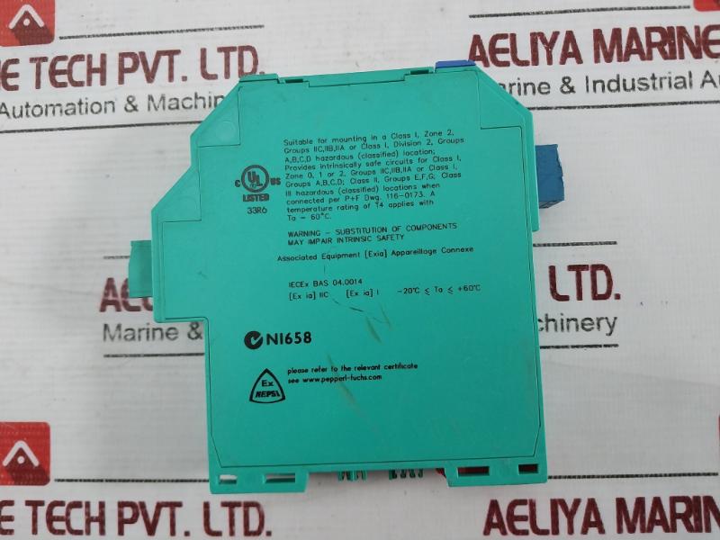 Pepperl+Fuchs Kfd2-cd2-ex1 K-system 1-channel Isolated Barrier Current Driver