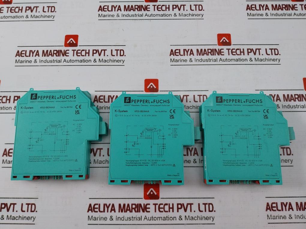 Pepperl+Fuchs Kfd2-eb2.R4A.B K-system Redundant Power Feed Module Dc 40V 2A
