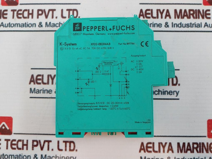 PEPPERL+FUCHS KFD2-EB2.R4A.B Safety Barrier 189784