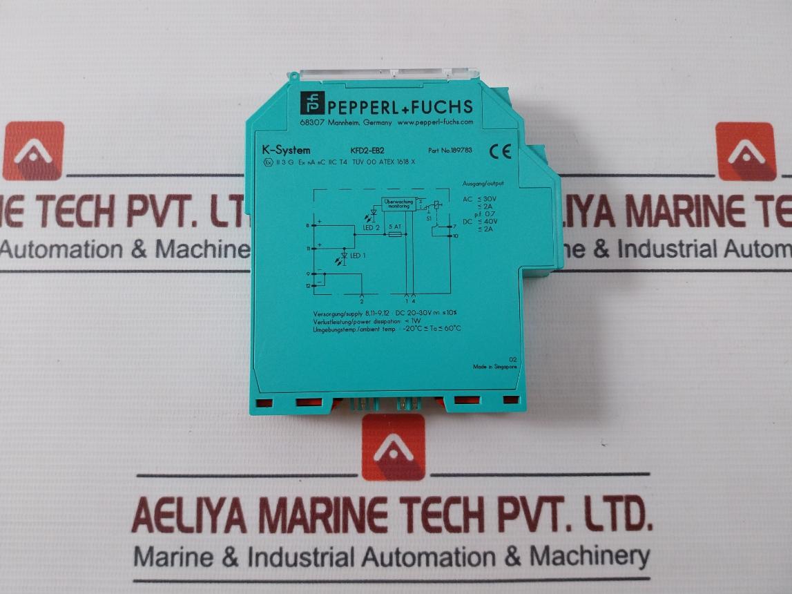 Pepperl+Fuchs Kfd2-eb2 Power Feed Module 189783 30V 2A