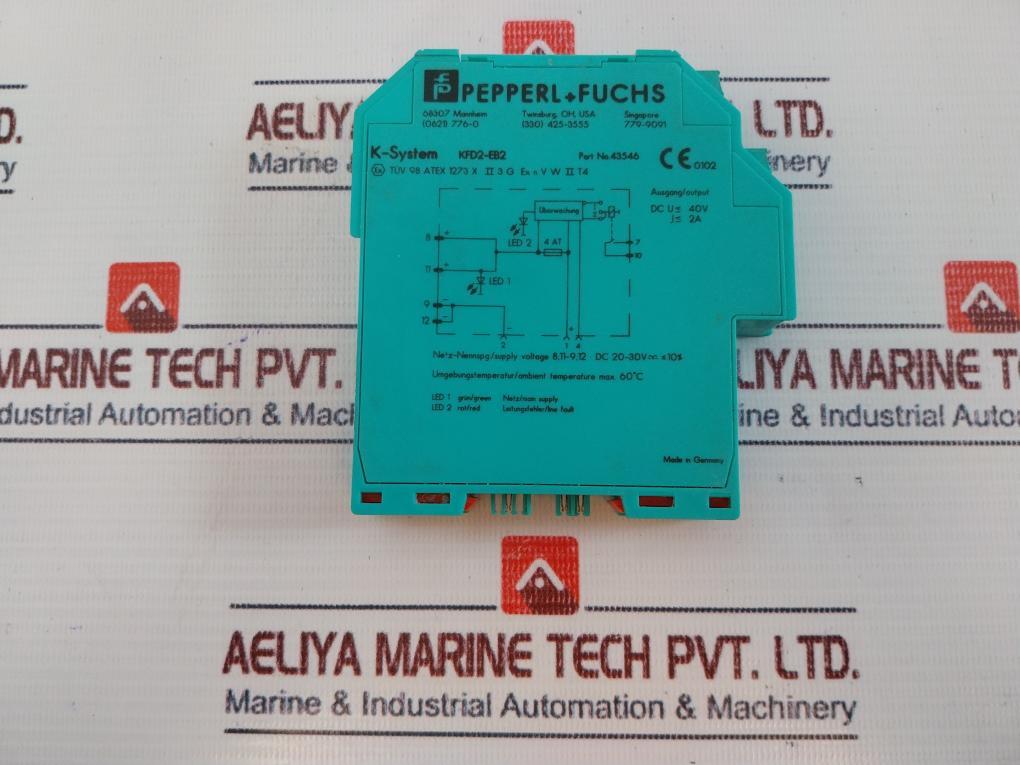 Pepperl+fuchs KFD2-EB2 Power Supply Module 43546