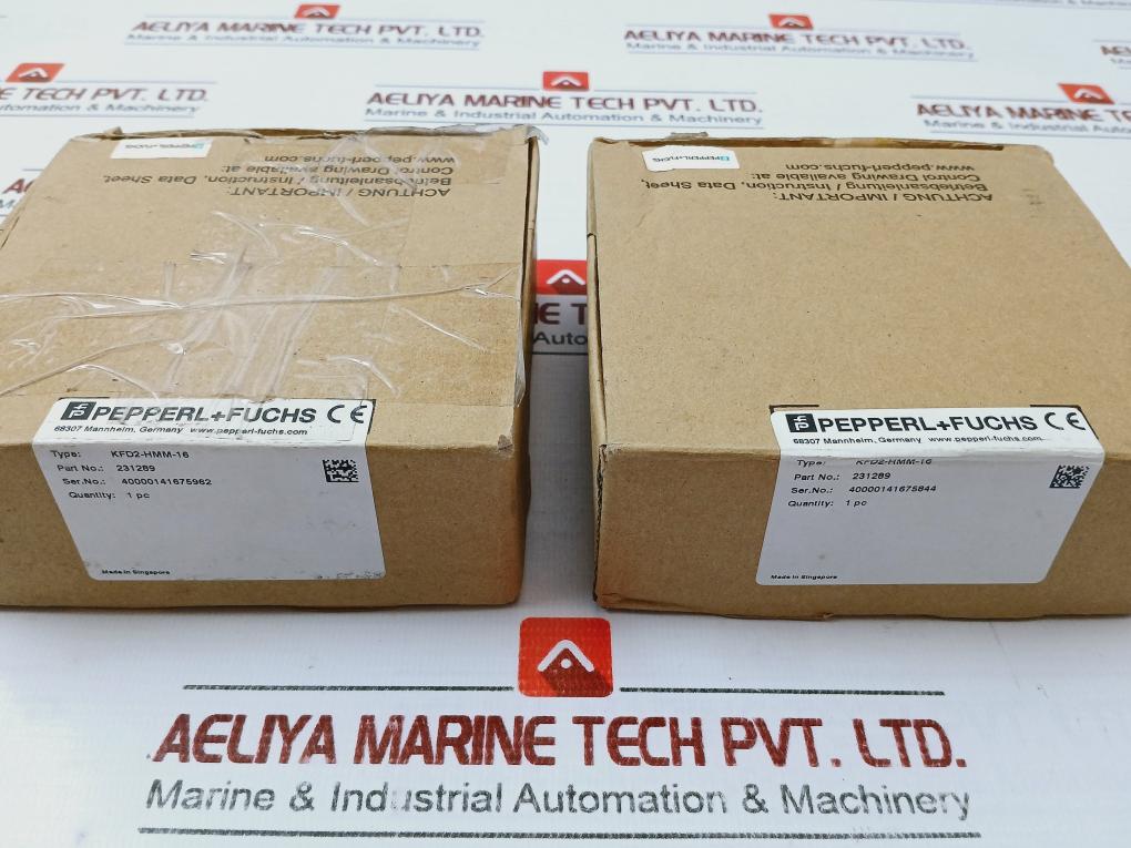 Pepperl+Fuchs Kfd2-hmm-16 Hart Multiplexer Master 231289 Dc 20-32V