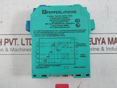 Pepperl+Fuchs Kfd2-pt-ex1 K-serie Potentiometer Amplifier Ex93C2513 10.4V 31.4Ma