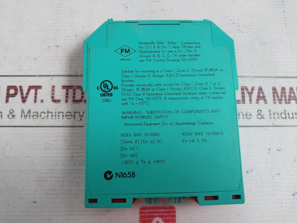 Pepperl+Fuchs Kfd2-pt2-ex1 Potentiometer Converter Dc 20-35V/30-18Ma