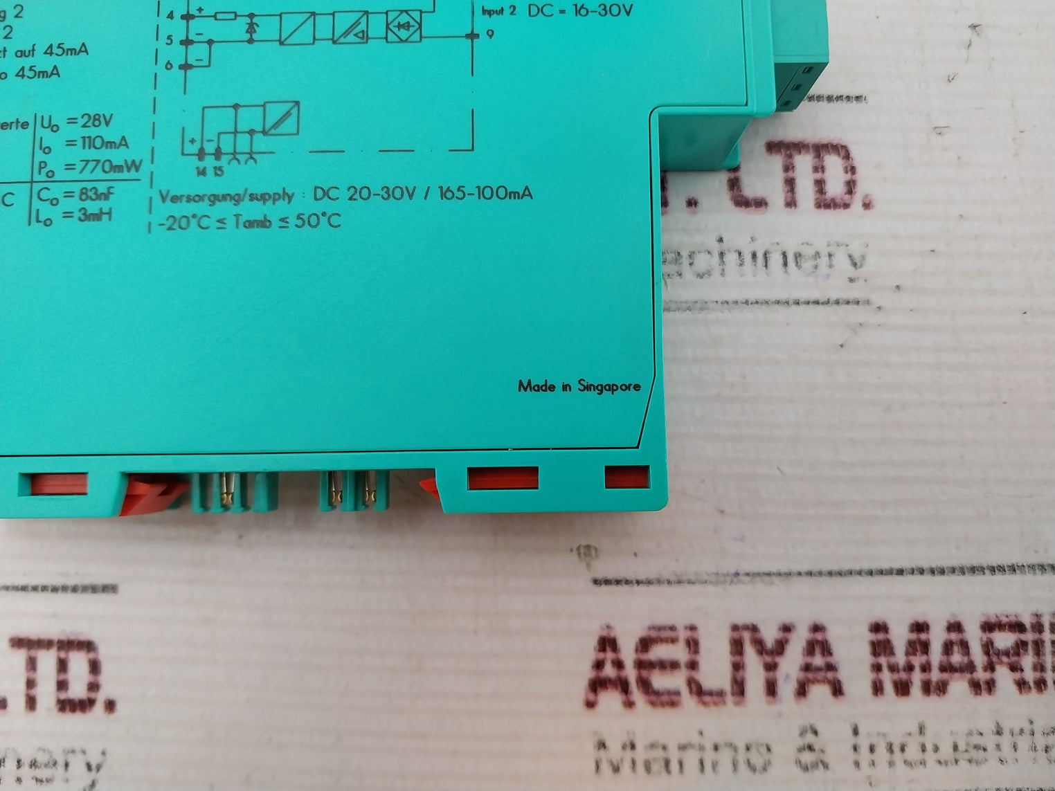 Pepperl+Fuchs Kfd2-sl2-ex2.B Signal Isolator Safety Barrier 16-30V