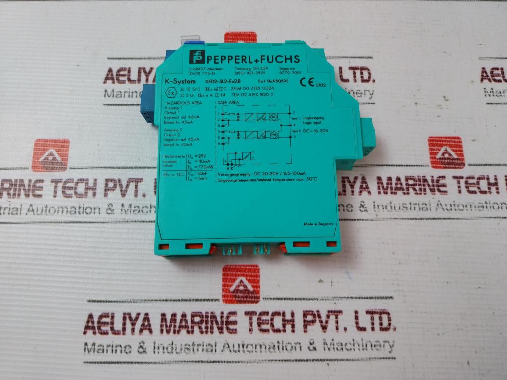 Pepperl+Fuchs Kfd2-sl2-ex2.B Signal Isolator Safety Barrier 98089S