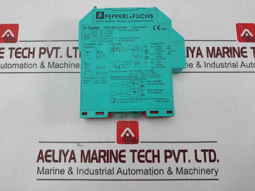 Pepperl+Fuchs Kfd2-sr2-ex1.W.Lb Switch Amplifier Ac 253V 35-40Ma