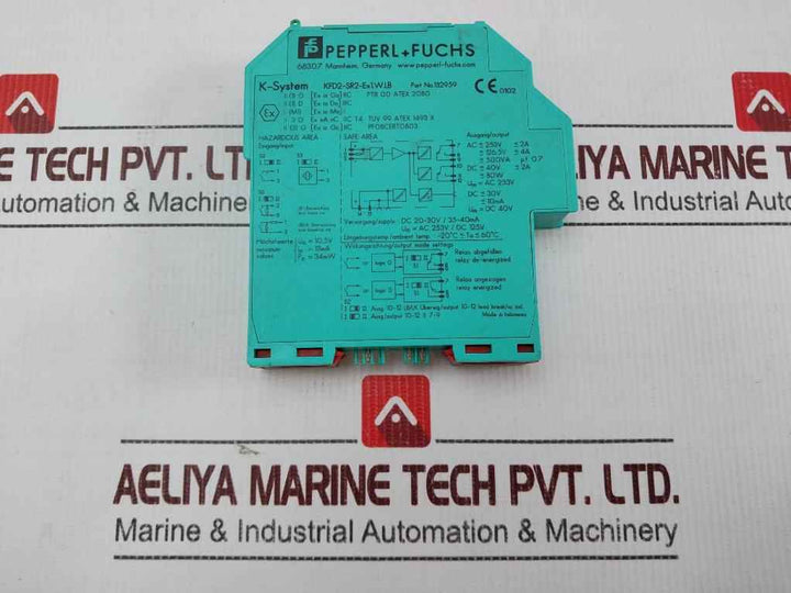 Pepperl+Fuchs Kfd2-sr2-ex1.W.Lb Switch Amplifier Ac 253V 35-40Ma