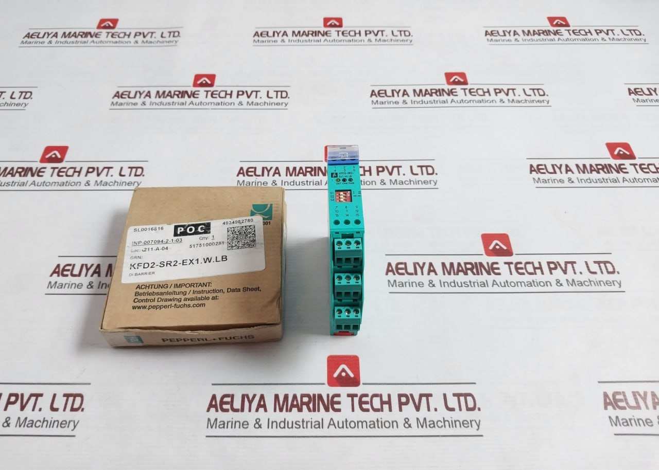 Pepperl+Fuchs Kfd2-sr2-ex1.W.Lb Switch Amplifier Ii G D [Eex Ia] Iic Ptb 00 Atex 2080