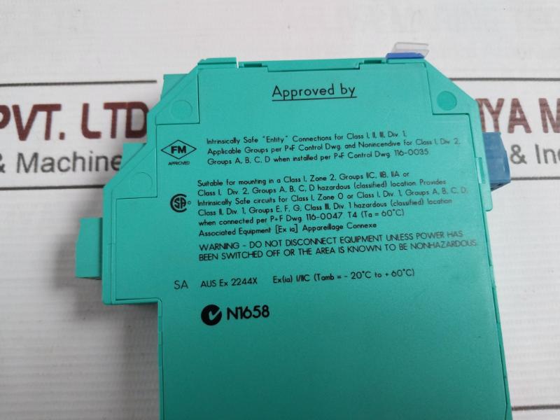 Pepperl+Fuchs Kfd2-sr2-ex1.W.Lb Switch Amplifier Ii G D [Eex Ia] Iic Ptb 00 Atex 2080