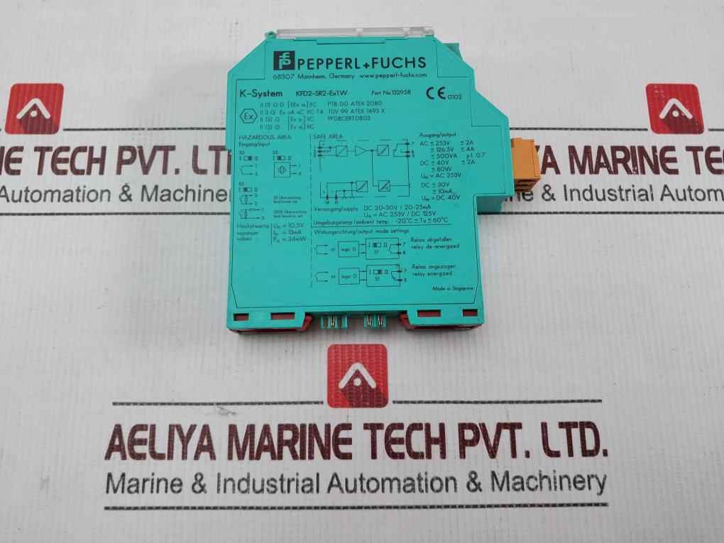 Pepperl+fuchs Kfd2-sr2-ex1.w Switch Amplifier K-system 20–30vdc 2a