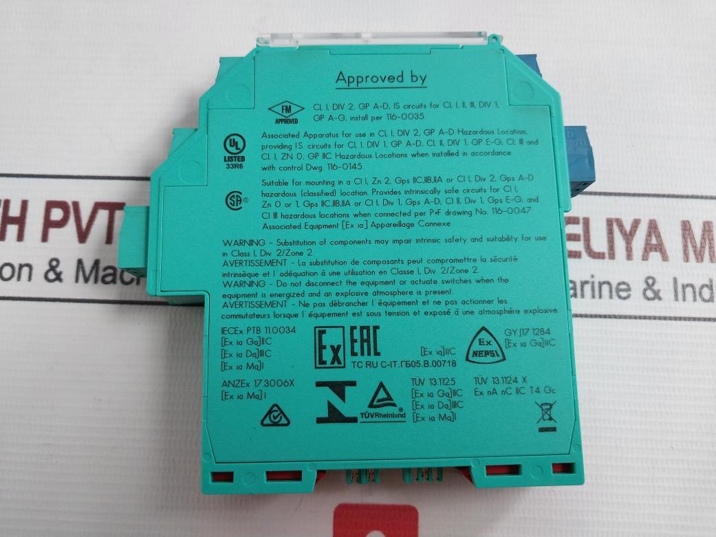 Pepperl+Fuchs Kfd2-sr2-ex2.W K-system Switch Amplifier 40V 2A 80W