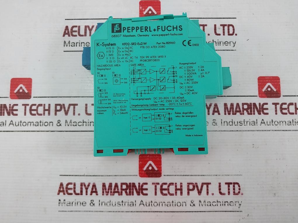 Pepperl+Fuchs Kfd2-sr2-ex2.W , Dc 20-30V/35-40Ma