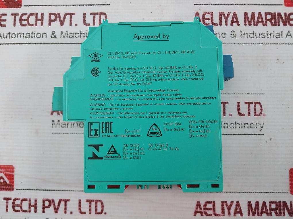 Pepperl+Fuchs Kfd2-sr2-ex2.W , Dc 20-30V/35-40Ma