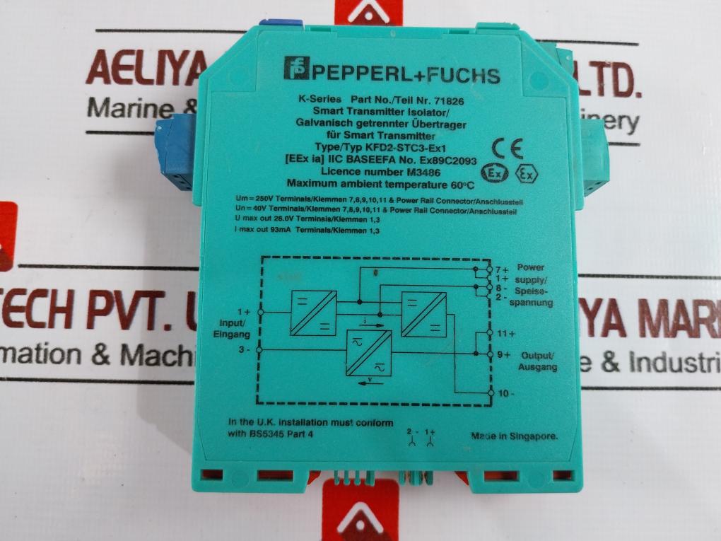 Pepperl+Fuchs Kfd2-stc3-ex1 Smart Transmitter Isolator 71826 M3486