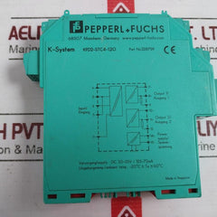 Pepperl+Fuchs Kfd2-stc4-1.2O Smart Transmitter Power Supply Dc 20-35V 125-72Ma