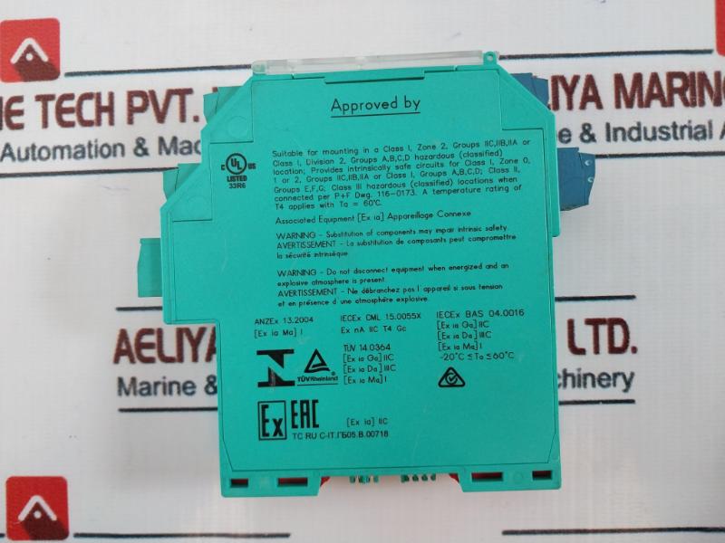 Pepperl+Fuchs Kfd2-stc4-ex1.2O 231389 Transmitter Power Supply Dc20-35V/125-72Ma