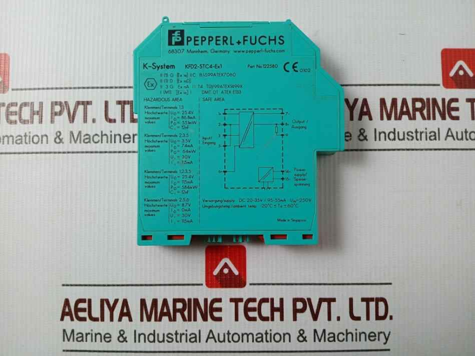 Pepperl+Fuchs Kfd2-stc4-ex1 Transmitter Power Supply 122580