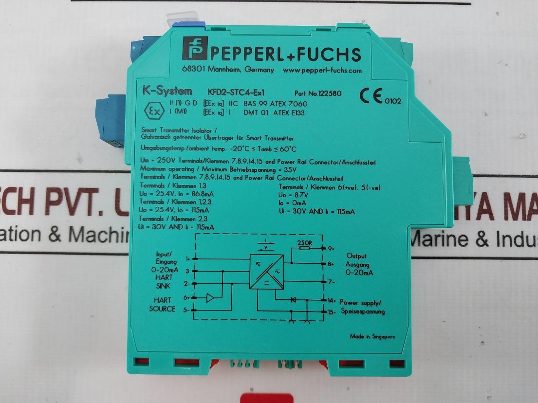 Pepperl+Fuchs Kfd2-stc4-ex1 Transmitter Power Supply 35V 0-20Ma