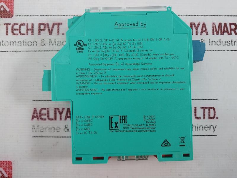 Pepperl+Fuchs Kfd2-stc5-ex1 Signal Transmitter Barrier 250V 239206