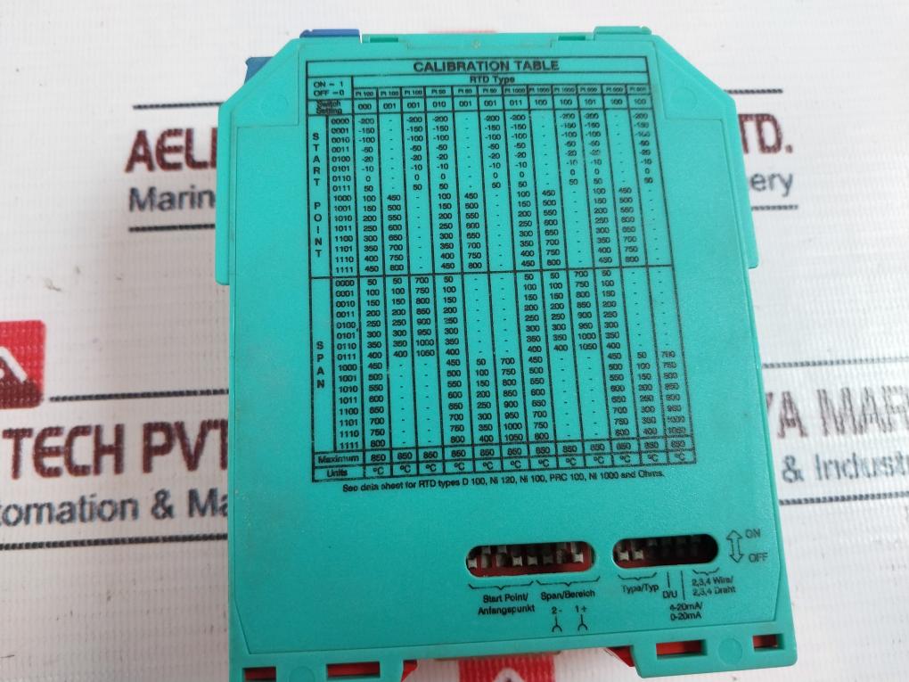 Pepperl+Fuchs Kfd2-tr-ex1 Rtd Converter 71828 20-35Vdc